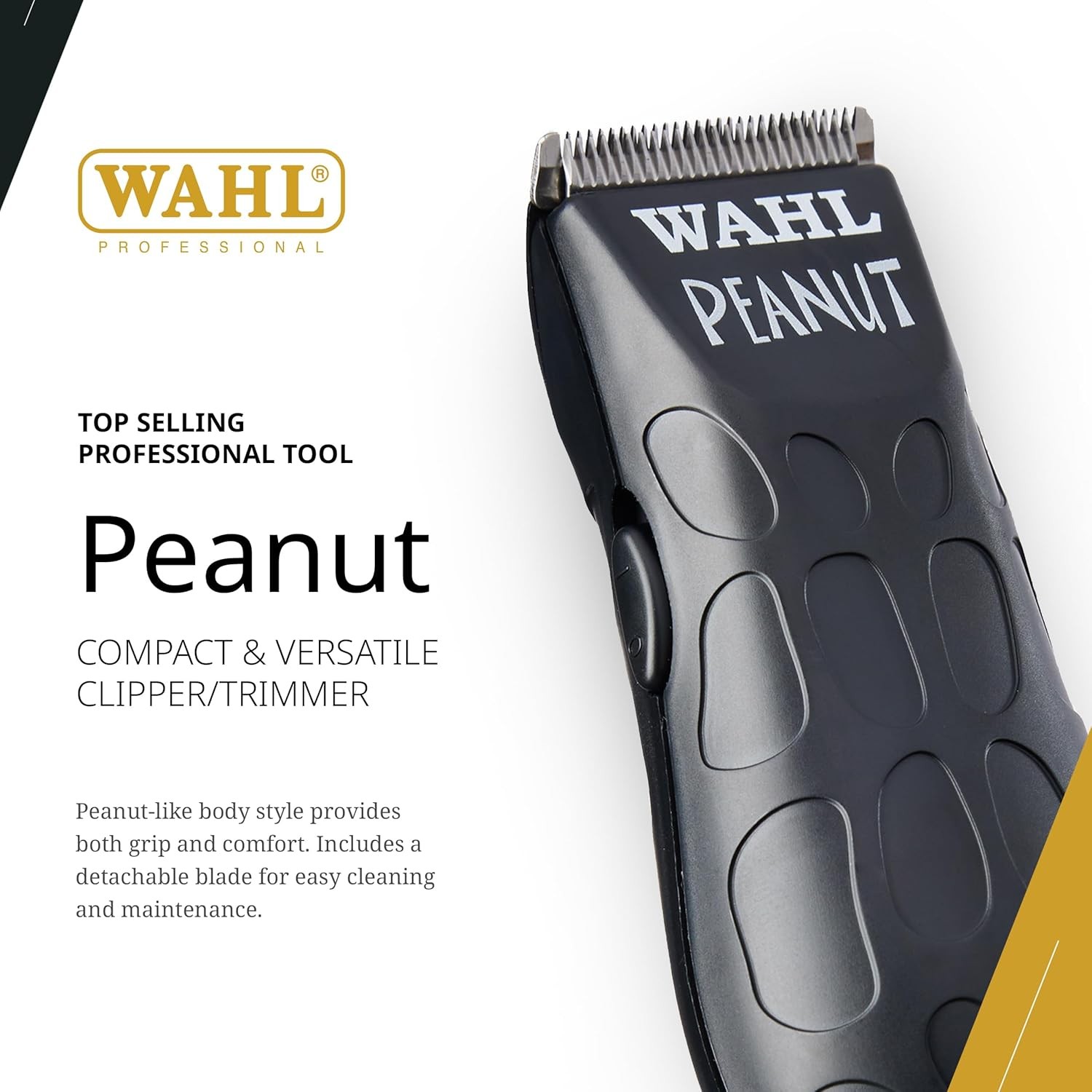 Wahl 8655-200 Professional Peanut Trimmer Corded, Black
