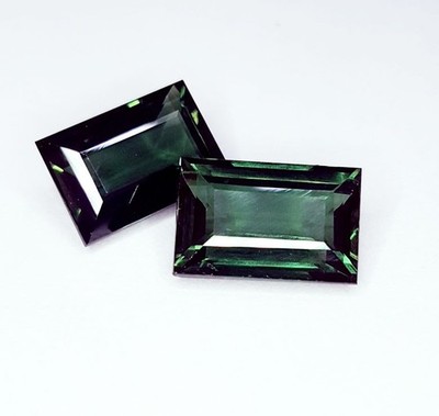 Certified Natural Green Tourmaline 8-10 Ct Pair Loose Gemstone Fancy Cut A957