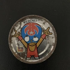 Vintage ¡MUCHA LUCHA! Metalix Tazos  Ricochet Taxi  Pog From Sabritas Chips