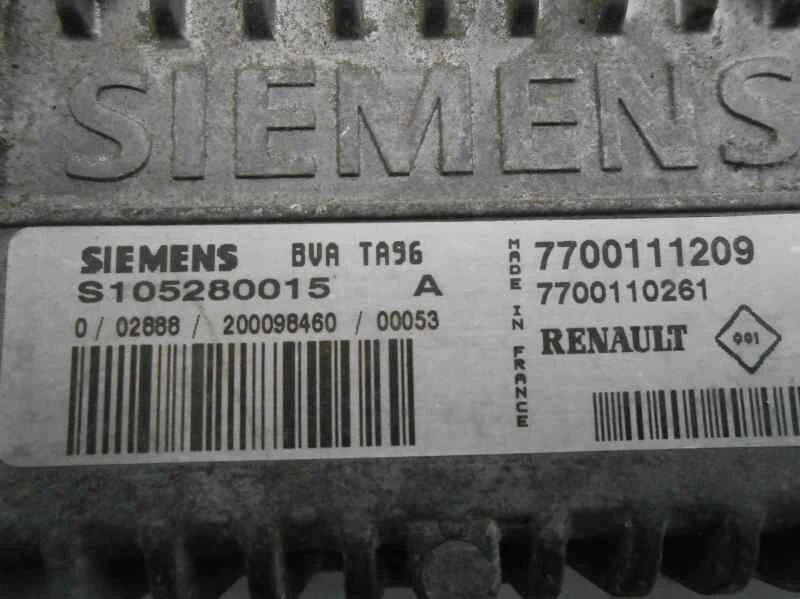 7700111209 centralina motore per RENAULT MEGANE I SCENIC (JA0) 1.6 1996 146737 - Immagine 3 di 3