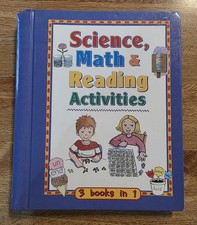 Science Math Reading Activities 3-in-1 Hardcover Kids Workbook 2002 Homeschool