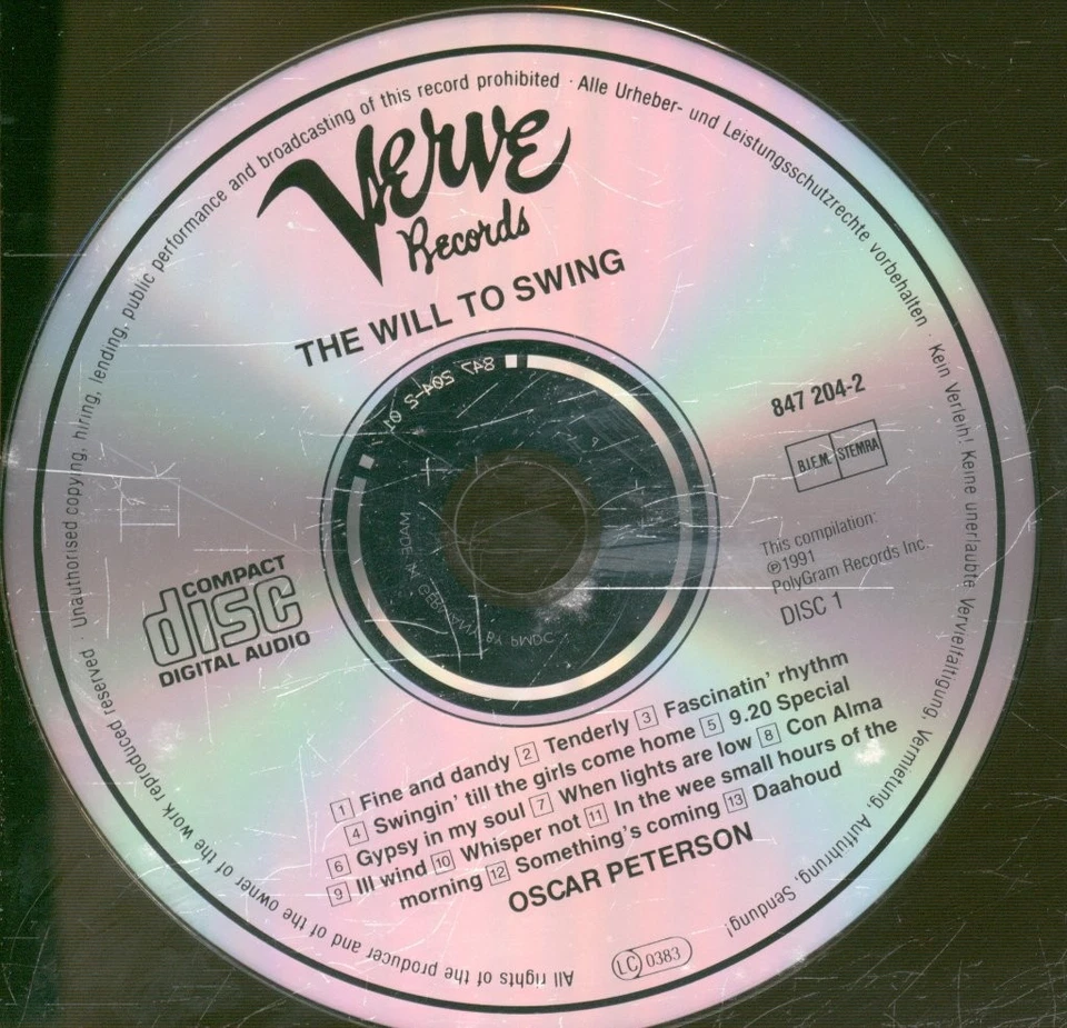 Oscar Peterson Will To Swing double CD Germany Verve 1991 with booklet in large - Bild 4 von 4