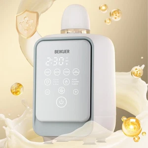 12-in-1 Chauffe-Bouteille bébé pour le lait maternel, 2min Rapide Swirlable compact, Gris