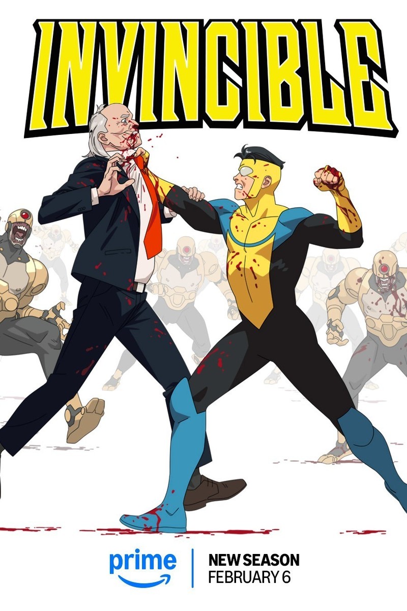2021 Invincible Movie Poster 11X17 Steven Yeun Sandra Oh J.K.