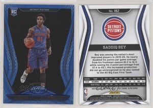 2020-21 Certified Mirror Blue Saddiq Bey #182 Rookie RC