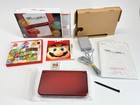 New 3DS XL Metallic Red Handheld System Bundle Complete w/Super Mario 3D Land