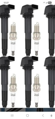 ECCPP UF513 8 ignition coils with 8 iridium Spark Plugs for Porsche 2003 2004