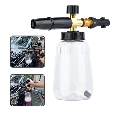 Auto Schaumlanze Schaumkanone Hochdruck Düse Foam Lance Gun für Kärcher K2-K7 1L