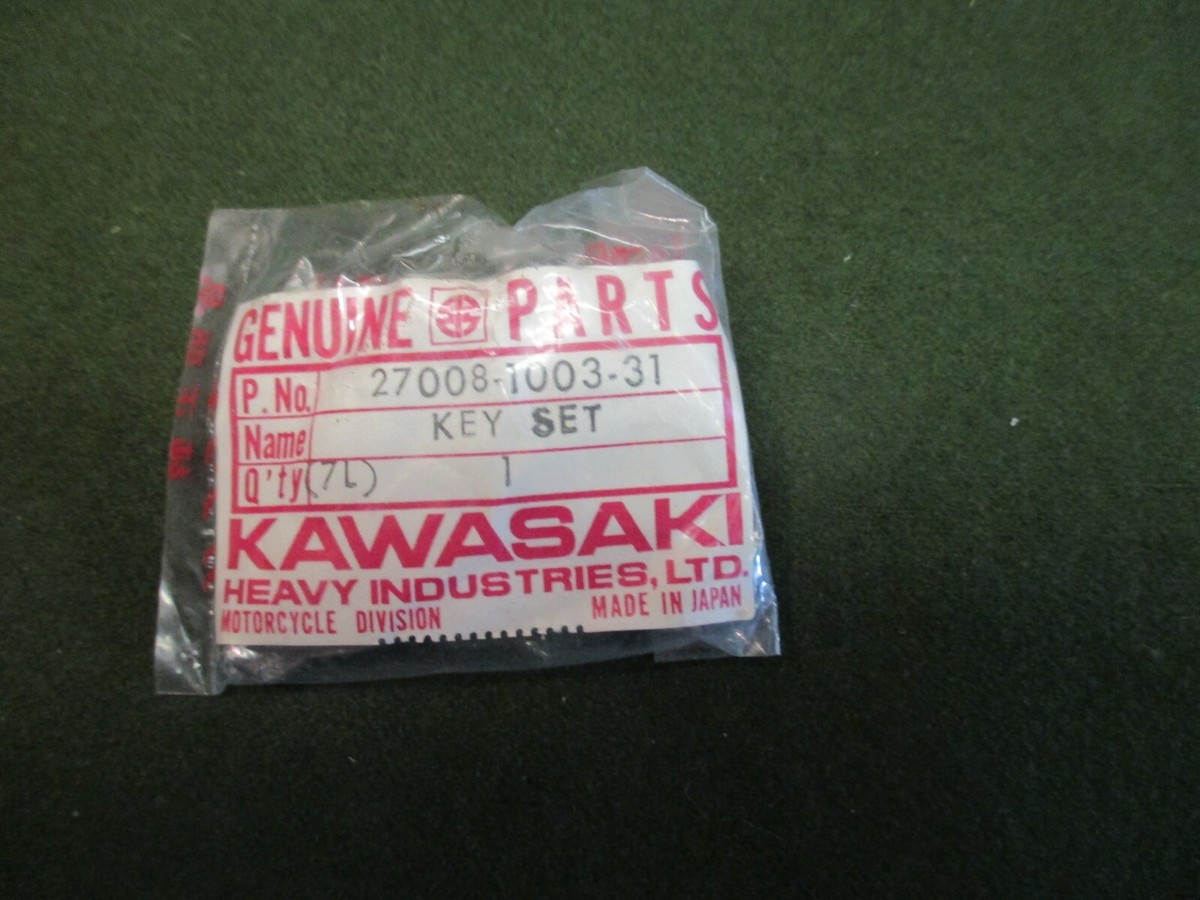 けいさん専用 KAWASAKI KZ400 B1 C1 1978 IGNITION KEY SET 27008-1003-31 KEY# N31