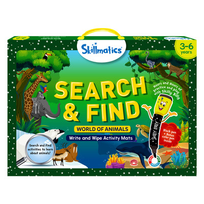 Skillmatics Preschool Learning Activity - Search and Find Animals for Ages 3 - 6