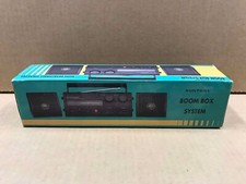 Vintage Suntone Boom Box System Radio W/ Detachable Speakers