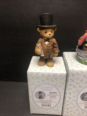 Cherished Teddies Lincoln 281891 & George 545953 | eBay
