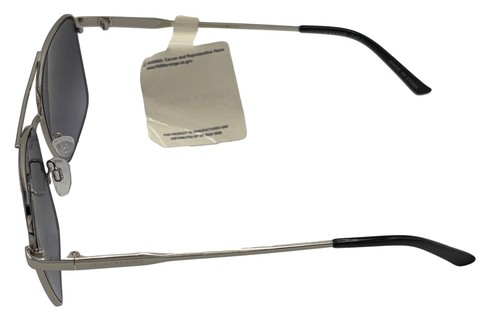Lente de humo degradada cuadrada de aviador de metal plateado Lucky Brand para hombre SLBD117 - Imagen 5 de 13