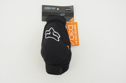 New! Fox Launch D30 Mountain Bike Knee Guards Size Medium Black