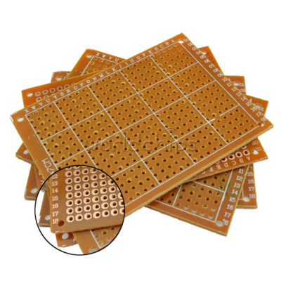 10PCS DIY Prototype Paper PCB Universal Experiment Matrix Circuit Board 5x7cm WC