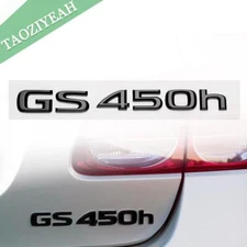 Gloss Black For F-Sport Rear Trunk GS 450h GS450h Letter Badge Car Emblem Decal/