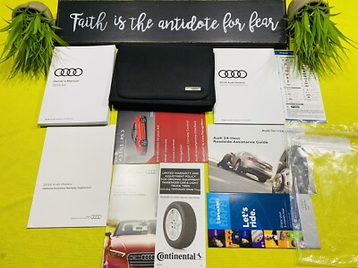   2018 AUDI A3 S3 RS3 OWNERS MANUAL SEDAN CABRIOLET SPORTBACK +NAVI INFO (NEW 