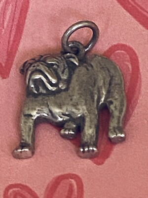 James Avery Retired Silver Bulldog Charm UK