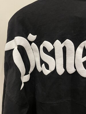 Disneyland Resort スピリットジャージー　ロンT 3Ｌ アメリカ製スピリットジャージ ディズニー！ 黒 ほぼ新品 超極上