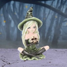 Image of Nemesis Now ZELDA Witch Figurine Pagan Witch Gothic Witchcraft Vamp