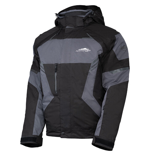 KATAHDIN GEAR DAGGER JACKET MENS, BLACK/GREY - 3X-LARGE