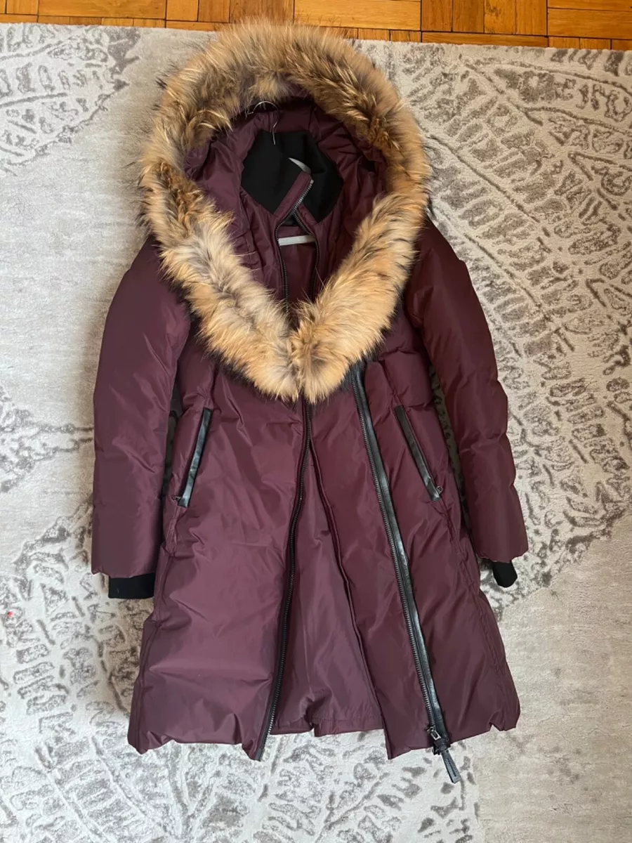 Kay lavish fur trim down deals coat