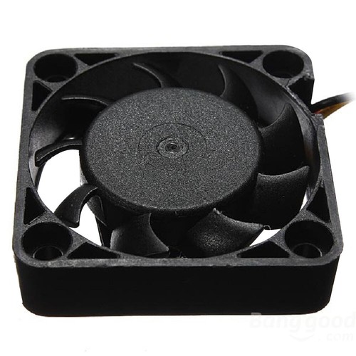12V DC Brushless 3-pin Mini Cooling Computer Fan - Small 40mm x 10mm - Afbeelding 5 van 5