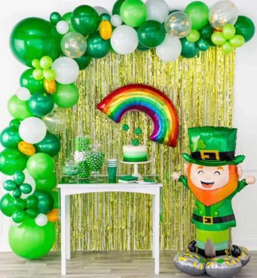 53” Airloonz Lucky Leprechaun Día de San Patricio Globo de Lámina Decoración de Fiesta Foto 2 de 2