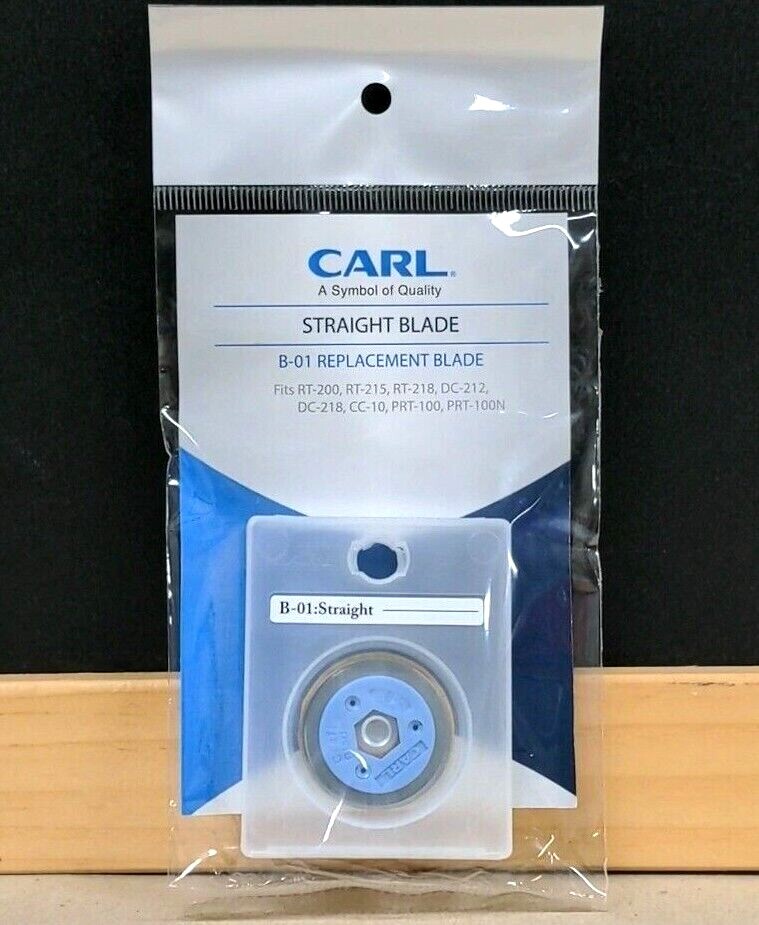 Carl Disk Cutter Paper Trimmer Blade B01 Straight B02 Perforation B
