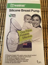 Haakaa Manual Breast Pump 4oz/100ml, 2019 New Style