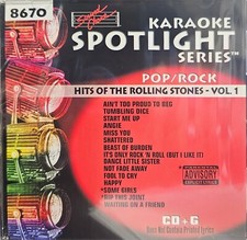 SC8670 ROLLING STONES   NEW SOUND CHOICE KARAOKE LOT K