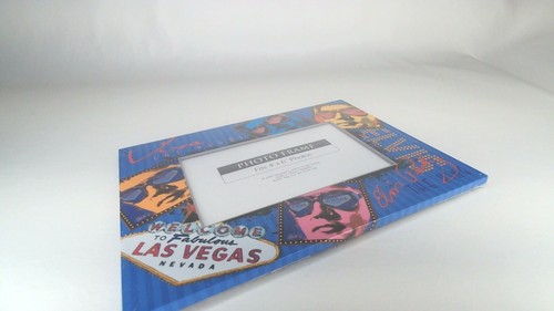 NUEVO marco de fotos Elvis Presley 4x6 recuerdo Viva Las Vegas - Imagen 3 de 3