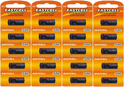 20x4LR44 6V(4 Blister a 5 Batterien)Quecksilberfreie Alkaline Batterien EASTCELL