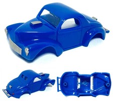 1999 MODEL MOTORING WILLYS AMERICAN CUSTOM COUPE T-Jet ULTRA-G Slot Car BODY Blu