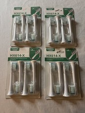 Lot Of 4 Packs Compatible Sonicare Toothbrush Heads HX614-X 16 Total Dental Care