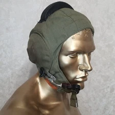 Russian Soviet pilot flight helmet cap hat USSR Air Force