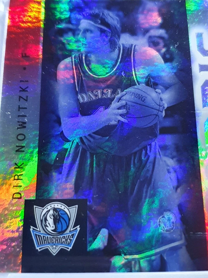 2005 UD Reflections Dirk Nowitzki TRIPLE PATCH /25 Holo Game Worn Jerseys - Rar - Image 3 of 4