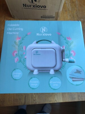NURXIOVO Manual PAPER Cutting Machine Foldaway Embossing Machine   new in box
