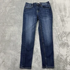 Vigoss Jeans Womens 28 Blue Jagger Skinny Stretch Dark Wash Denim Preppy Casual