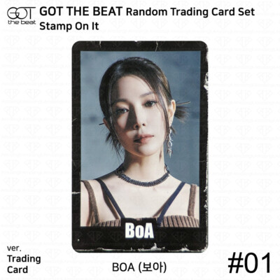 GOT The Beat Official Random Trading Card Stamp On It Photocard