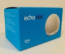 NEW Amazon Echo Dot 5th Gen Smart Speaker With Alexa - Glacier White