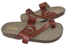 Madden Nyc Women's Blakelyy Slip On Comfort Slide Sandals Brown Size:6 131D