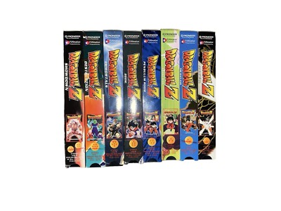 Dragon Ball Z: The Saiyan Conflict Saga BOXED SET VHS Complete 8