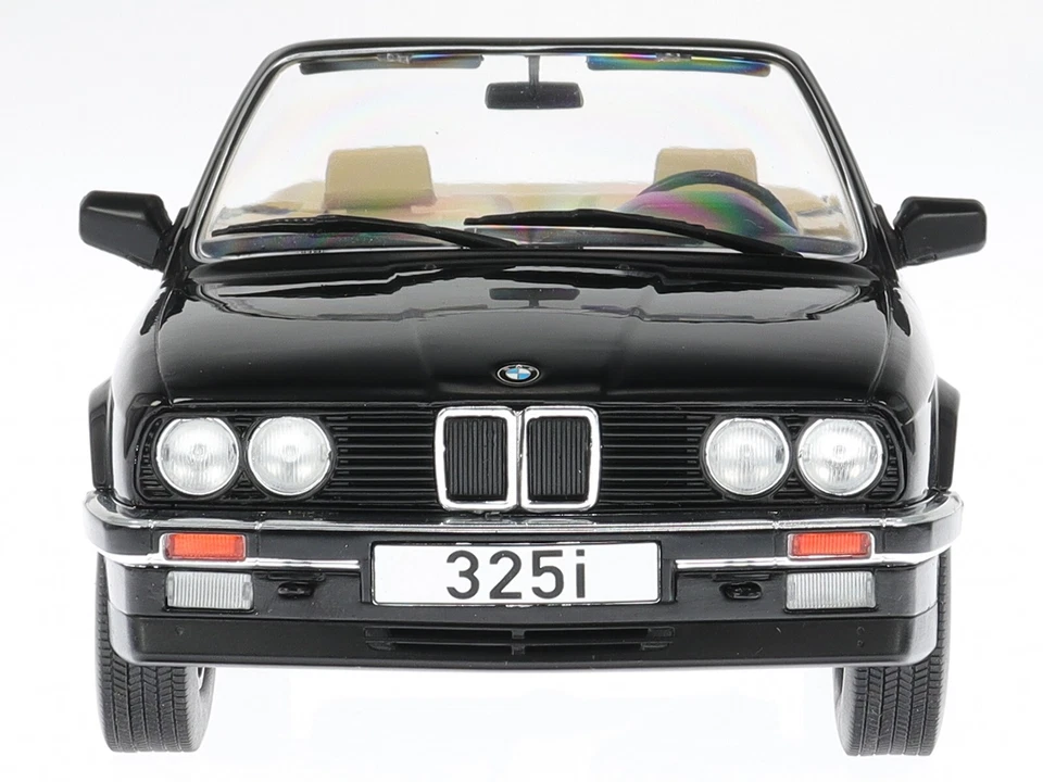 BMW e30 325i Cabrio 1985 schwarz 3er-Reihe Modellauto 18153 MCG 1:18 - Bild 3 von 4