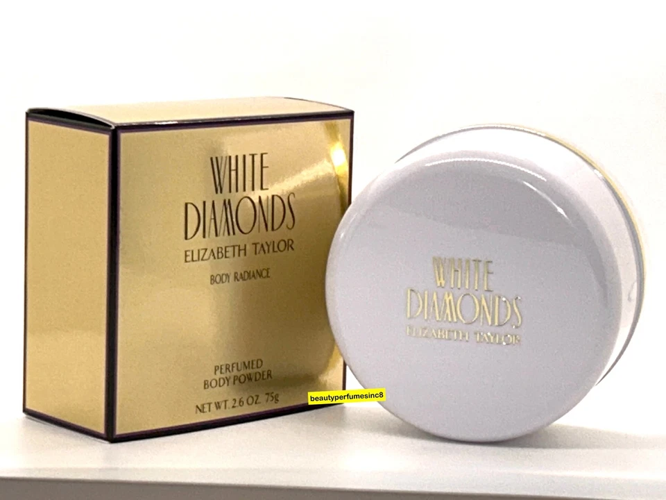 Polvo corporal perfumado para mujer WHITE DIAMONDS Elizabeth Taylor, 2,6 oz Foto 3 de 4