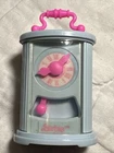 Vintage Barbie 1988 Magic Moves Windup Clock Mattel Works Great!