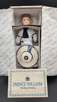 Danbury Mint Young Prince William Porcelain Doll...