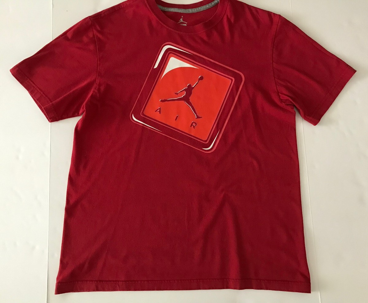 ヴィンテージAIR JORDAN Tシャツ 赤　 made in USA Vintage Nike Air Jordan T Shirt 90's Michael Jordan Made In