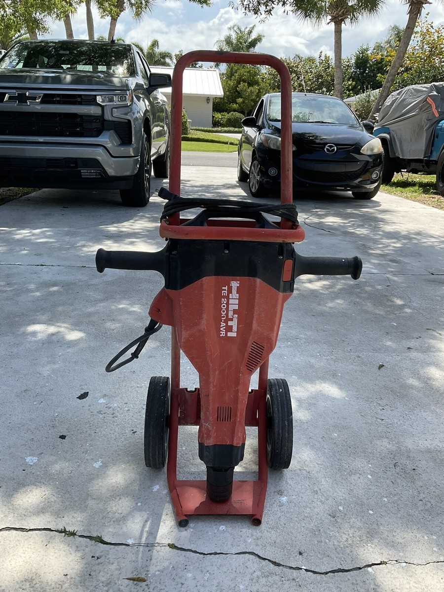 Hilti TE 2000-AVR Demolition Jack Hammer Concrete Breaker w/cart
