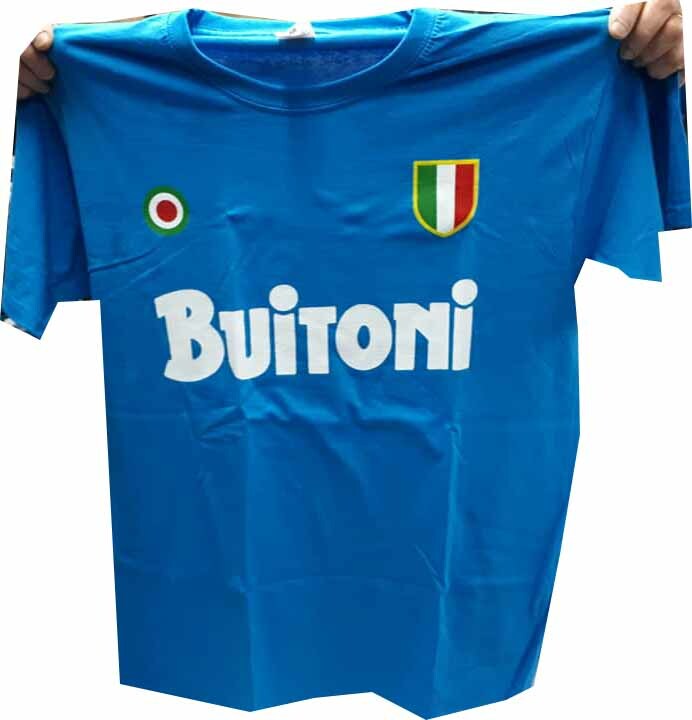Acquista Le T-Sthirt Maglie Dei Calciatori Del Napoli, Di Maradona E Messi! - Arte In Movimento - Foto 10